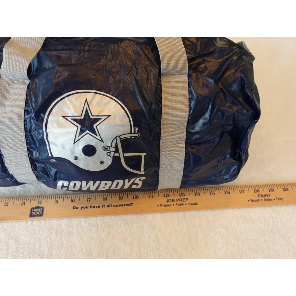 ORIGINAL 1986‎ NFL Dallas Cowboys Winston Cigarette Promo Schedule + Duffle Bag